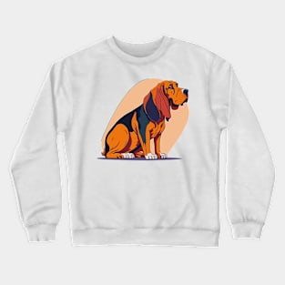 Bloodhound Portrait Crewneck Sweatshirt